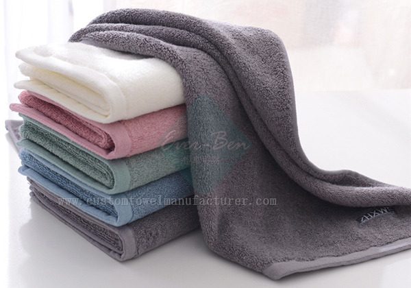 China EverBen Custom big bath towels Factory ISO Audit Bamboo Face Towels Factory